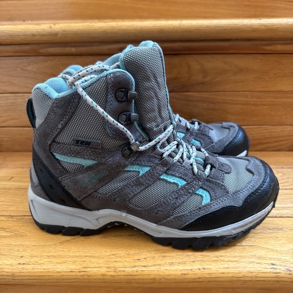 L. L Bean Women’s Hiking Boots Size 8.5 Medium TEK 2.5 Excellent Condition Gray - Picture 1 of 10